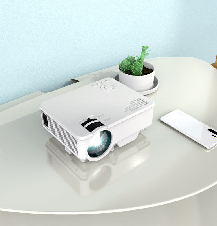 Wireless portable projector with remote