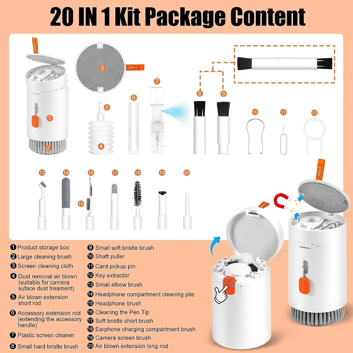 20 IN 1 KIt Package Content